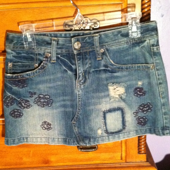 American Eagle Denim Miniskirt