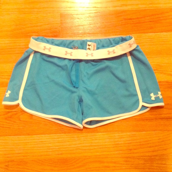 Light blue under armour shorts