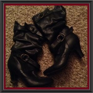 Black Boots with Heels