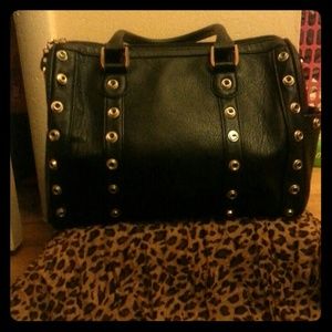 Black Leather Handbag