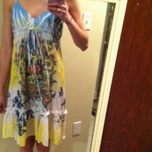 NWOT Ed Hardy look alike dress 💜🐉🐯