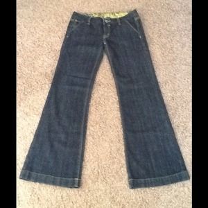 Miss Me Dark Wash Trouser Leg Jeans & Big Star