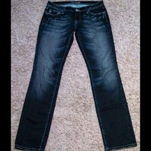 Miss Me Straight Leg Stretch Jeans