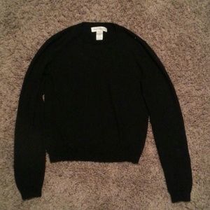 Black long sleeve sweater