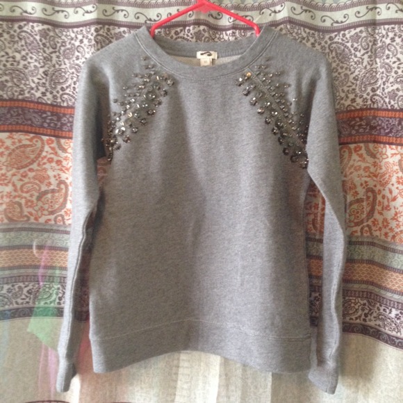 ❌NOT Available❌Jeweled raglan sweatshirt - Picture 2 of 4