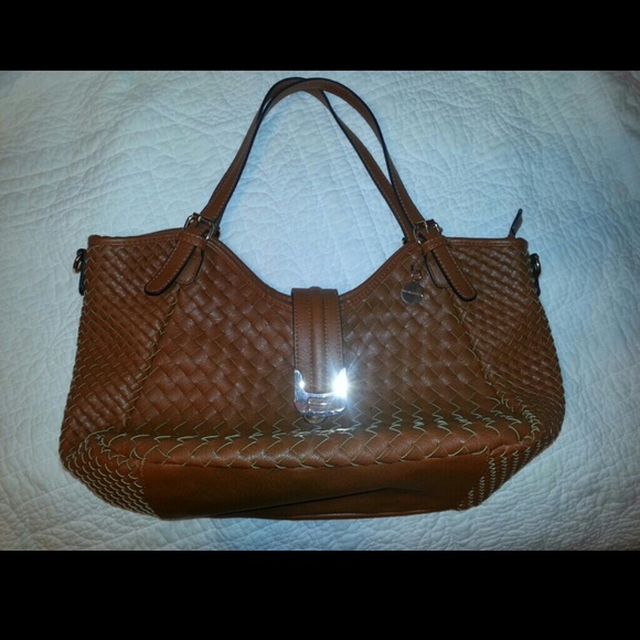 Brown big budda handbag
