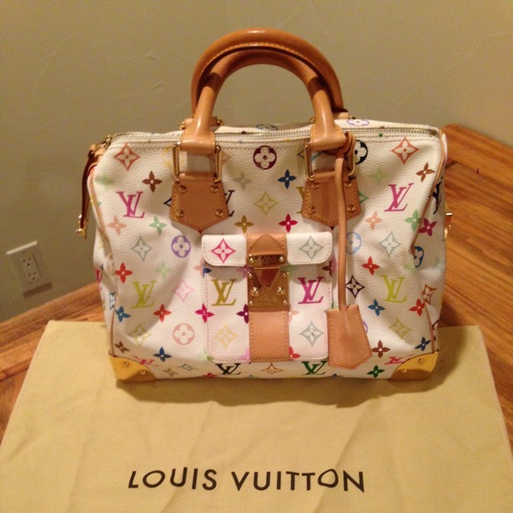 Authentic Louis Vuitton--Speedy 30 Multicolor - Picture 1 of 4