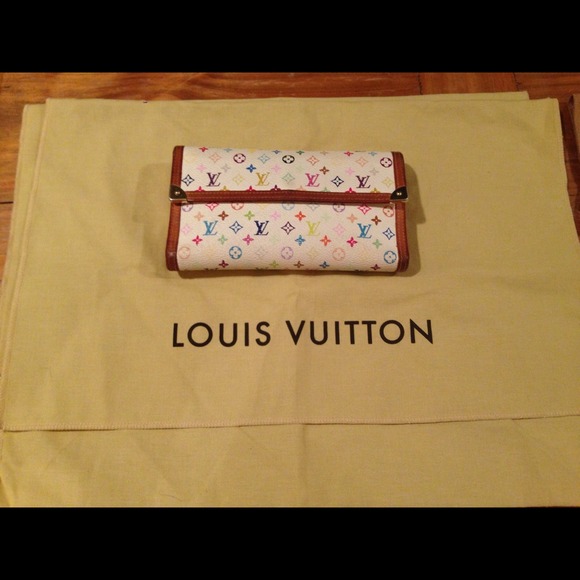 Authentic LV Wallet Multicolor