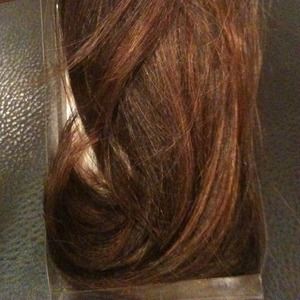 Hair clip extensions new dark brown never used