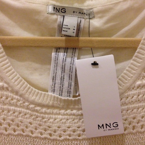 MNG by Mango off white sweater dress - Picture 2 of 3