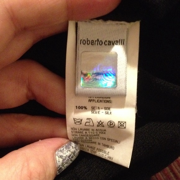 💜Keeping💜Roberto Cavalli Sheer shoulder Sweater - Picture 4 of 4