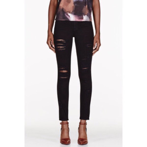 RESERVED ✋Paige Skyline distressed black