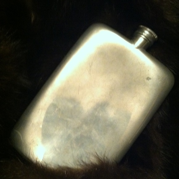Antique Abercrombie & Fitch Silver Flask - Picture 1 of 4