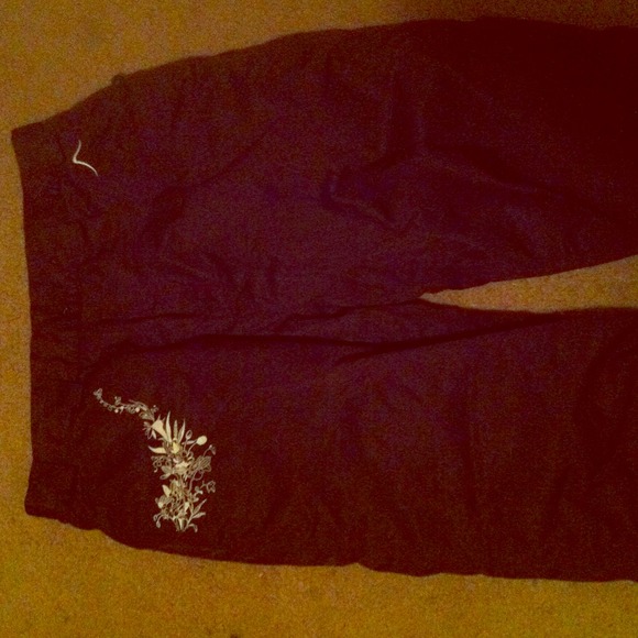 Women's brown snow pants