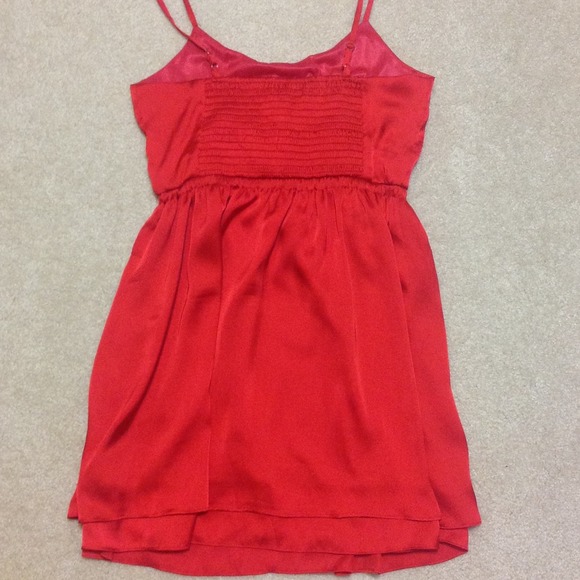 NWT - Red Ruffle Dress - Picture 2 of 2