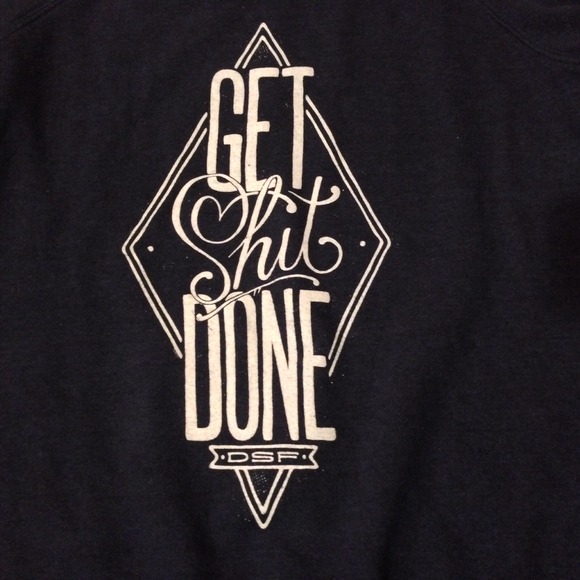 🌙BUNDLED🌙Get $hit Done Crew Neck Sweatshirt ⚡️ - Picture 2 of 2