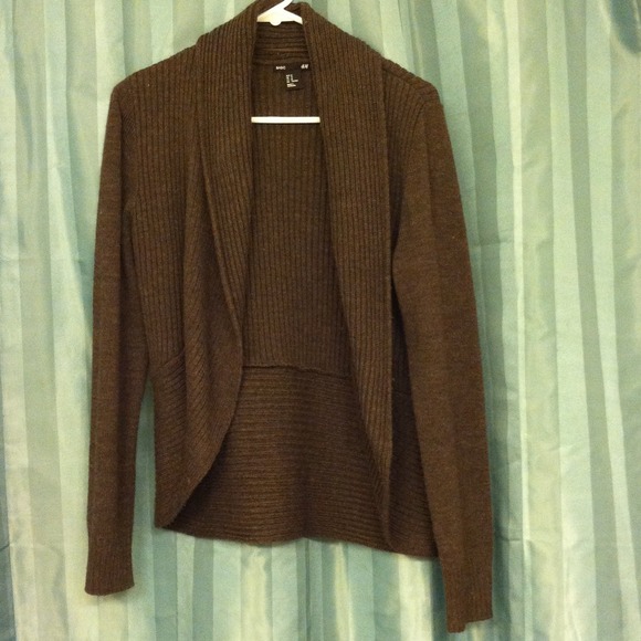 Brown cocoon sweater from H&M