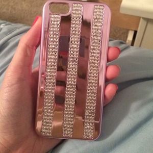 iPhone 5-5s Victoria secrete Rhine stone case