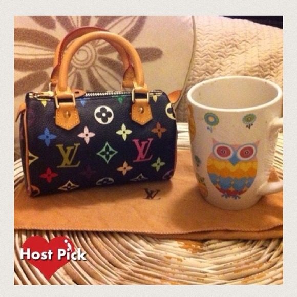 *RARE* Mini Multicolore Louis Vuitton Speedy - Picture 3 of 4