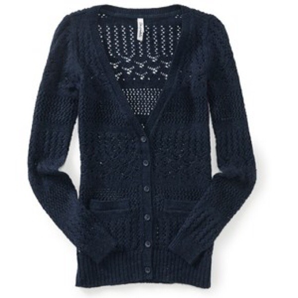 Textured boyfriend cardigan