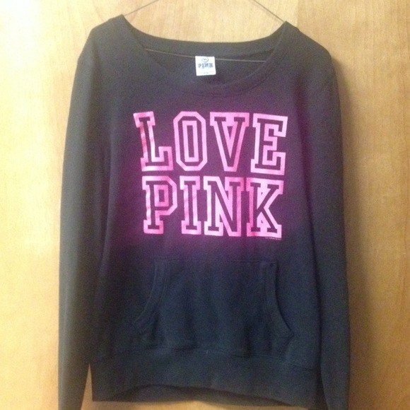 Black & Hot Pink VS Sweatshirt 💕