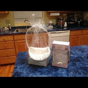 Flower Girl Basket and White Rose Peddles
