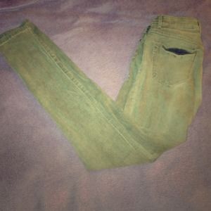 Grey high waisted skinny jeans