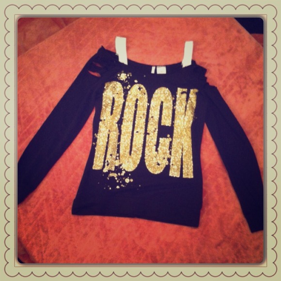 Long sleeve glam shirt 💛💄😎💋 - Picture 1 of 1