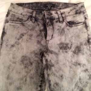 Grey Acid Wash Bebe Jeans