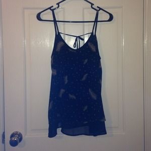 Feather sheer tank