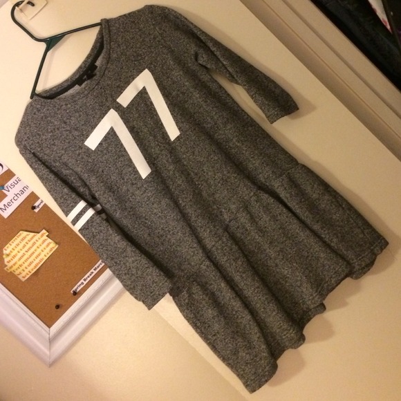 Cotton 3/4 Sleeve Jersey Dress