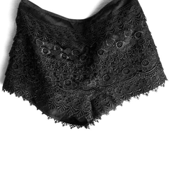 NWT Black Lace Skirt - Picture 3 of 4