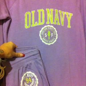 *sold* Matching old navy sweat suit.
