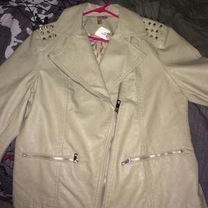 Forever 21 studded faux leather