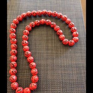 Japanese Red Necklace