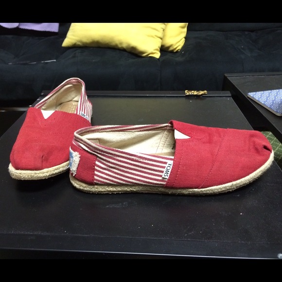TOMS - University Red Rope Sole - Picture 1 of 4