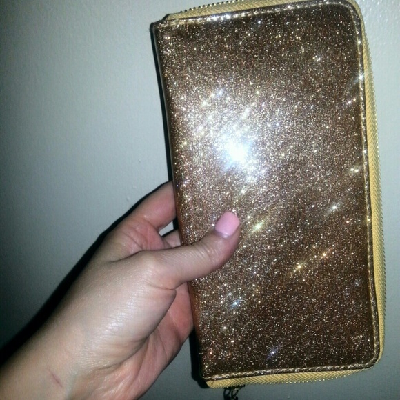 Gold Glitter Wallet