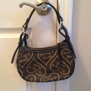Dooney & Bourke Hearts Denim Purse