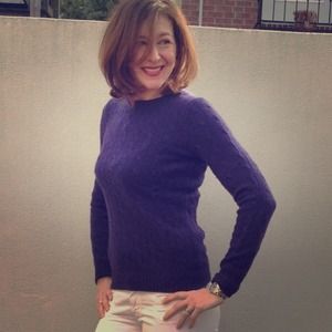 HOLDRalph Lauren Plum Cashmere Sweater