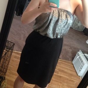 Strapless XXI dress, great for school dances!