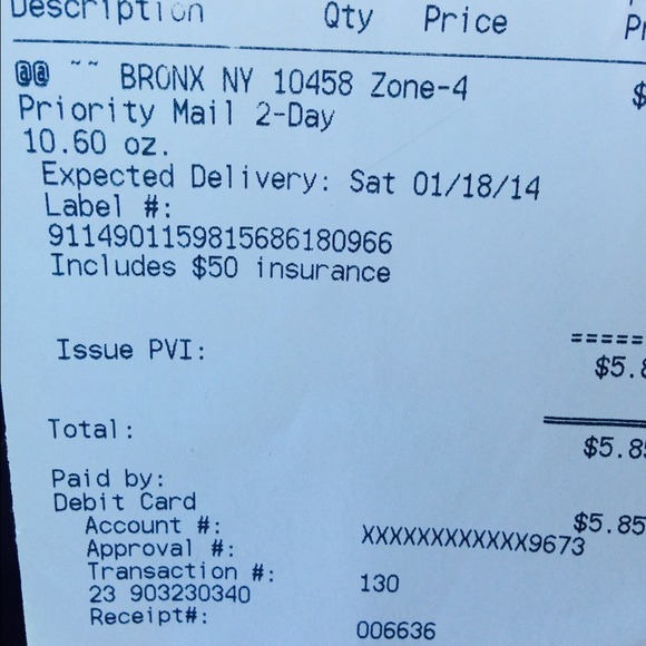 Receipt