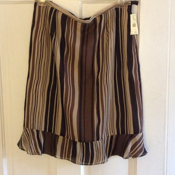 Harve Benard Striped Skirt