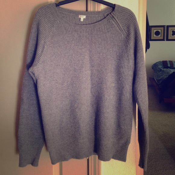 Jcrew sweater with side zipper detail