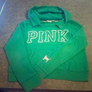 Green Victoria's secret sweatshirt