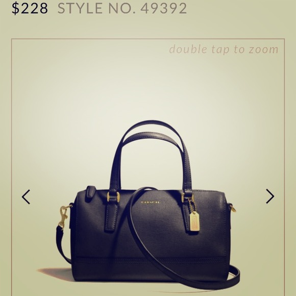 ✋ON HOLD✋Black leather Coach purse👜