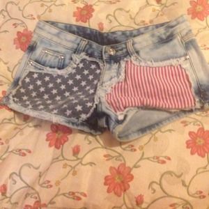 American flag shorts