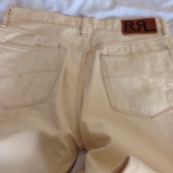 Ralph Lauren Men's RRL Khaki Jeans Size 33x32