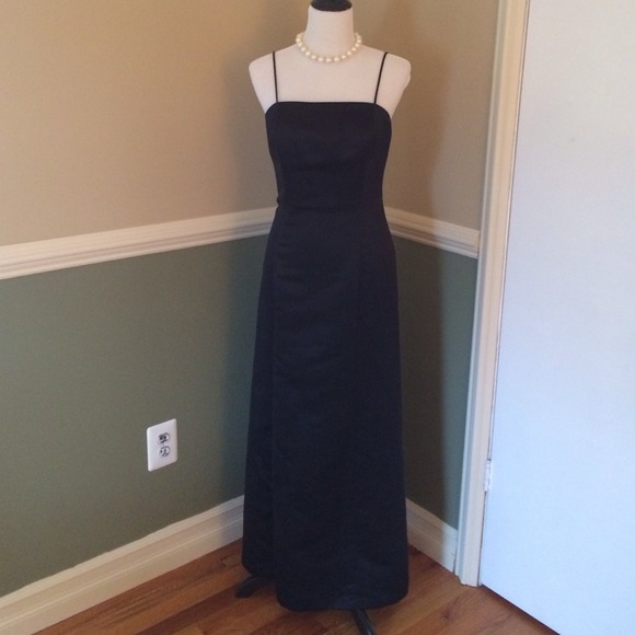 Spaghetti strap black dress
