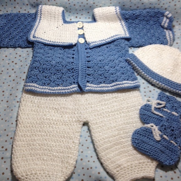 Other - Lil boys Sailor Suit 0-3 months.
