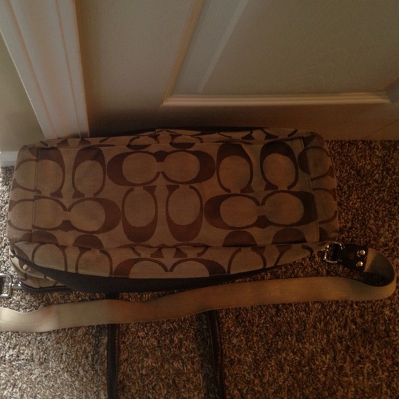 Authentic Coach Signature Diaper Bag - Picture 2 of 4